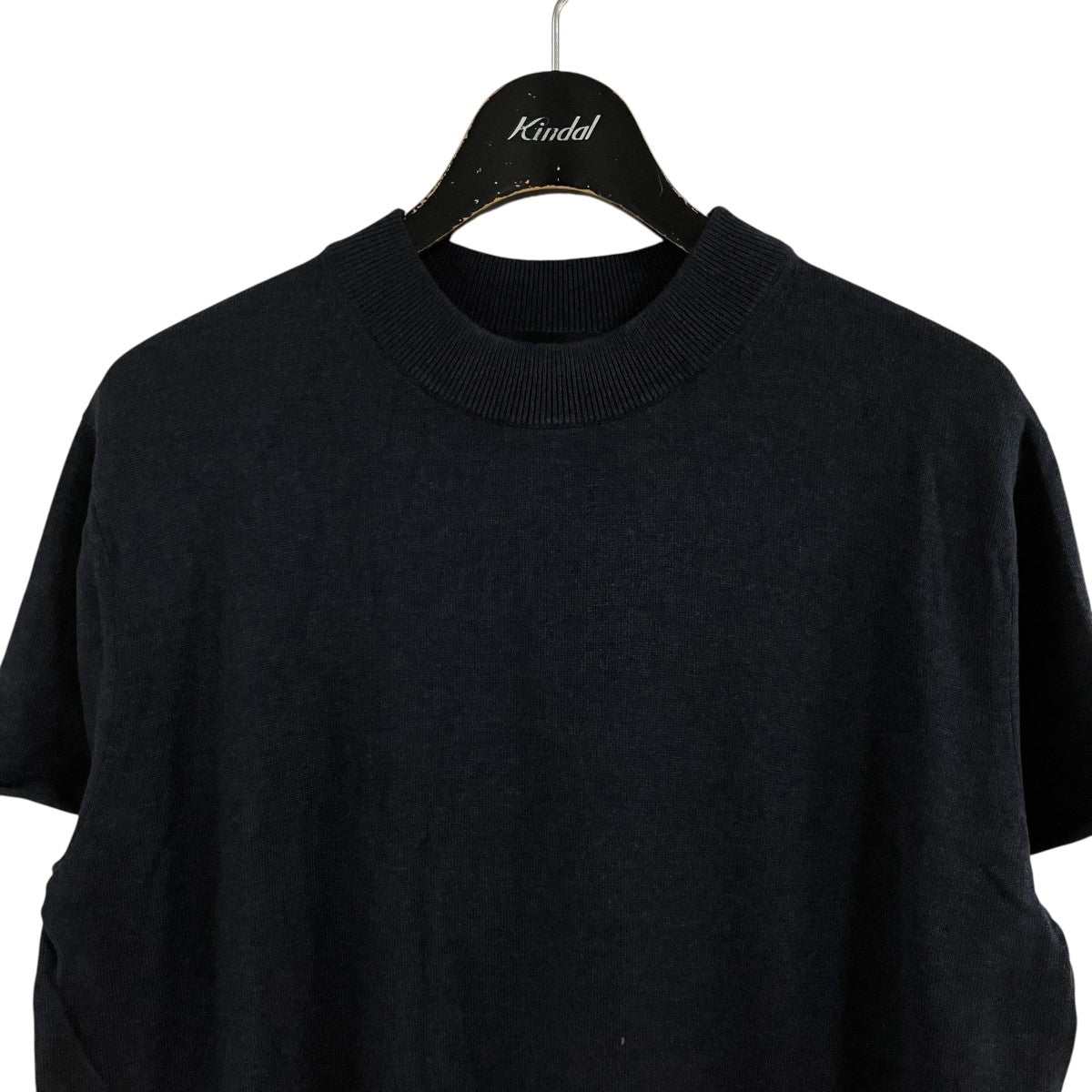 モックネックニットTシャツ