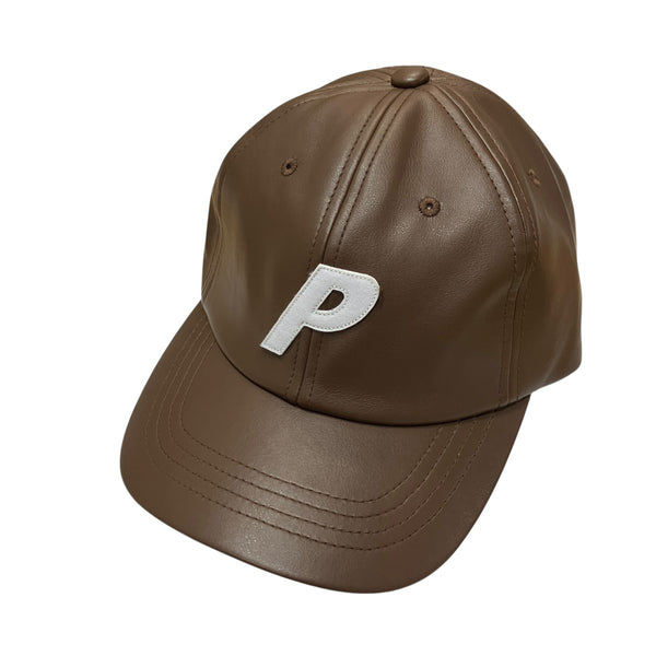PALACE(パレス) フェイクレザーキャップ ブラウン サイズ -｜【公式