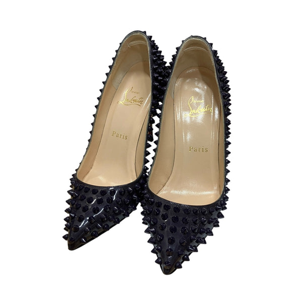 Christian Louboutin(クリスチャンルブタン) エナメルスタッズパンプス