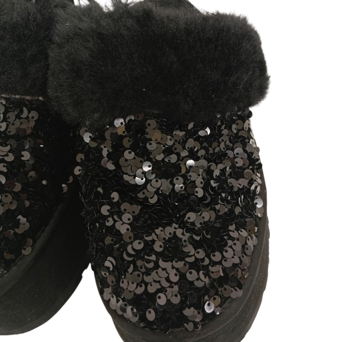 UGG スパンコール 厚底ボアサンダル 古着・中古-3枚目のアイテム画像