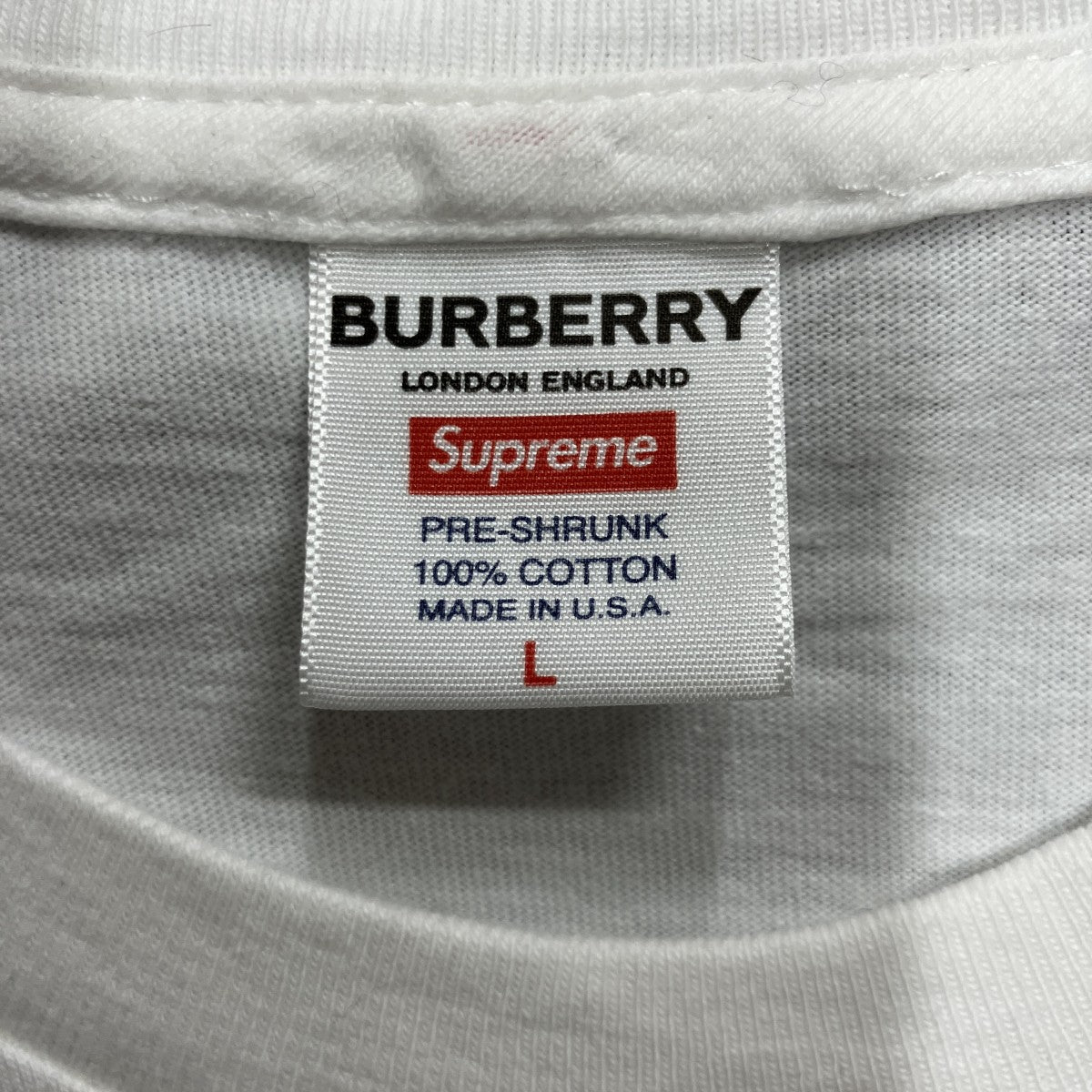 ノヴァチェックボックスロゴプリントTシャツ