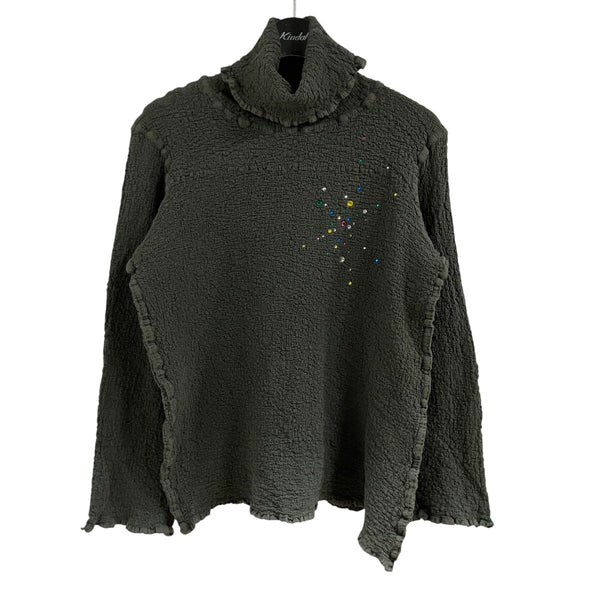 me ISSEY MIYAKE(ミーイッセイミヤケ) ラメストーンハイネック