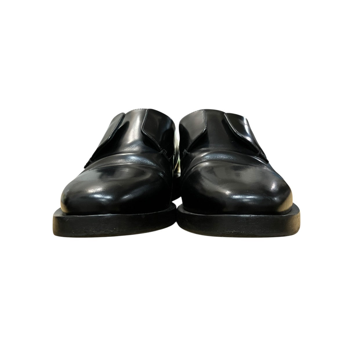 JIL SANDER(ジルサンダー) レザースリッポンシューズ ブラック サイズ