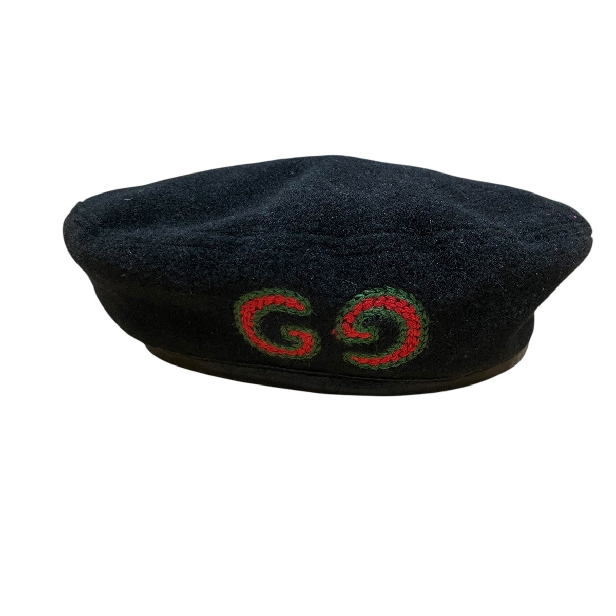 GUCCI(グッチ) GG刺繍ベレー帽 ブラック サイズ M｜【公式】カインド