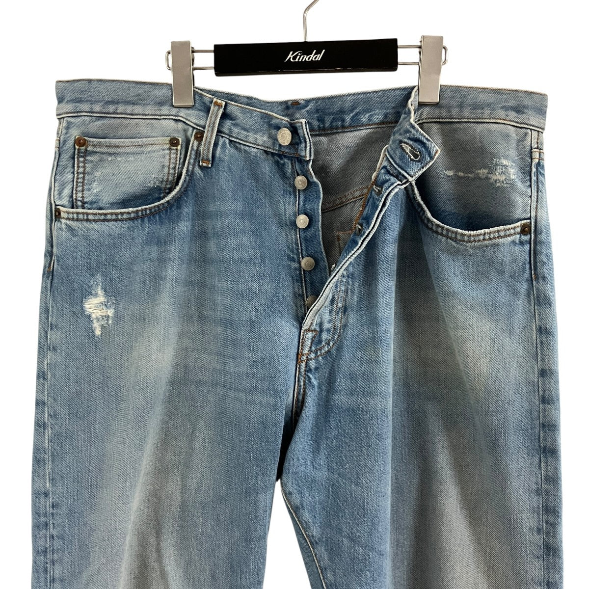 ダメージ加工デニムパンツ