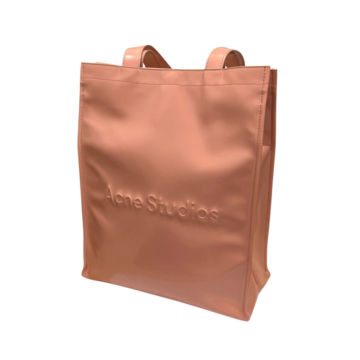 acne studiosエナメルトートバッグ ACNE STUDIOS(アクネストゥディオズ) ロゴエナメルトーゴバッグ C10178