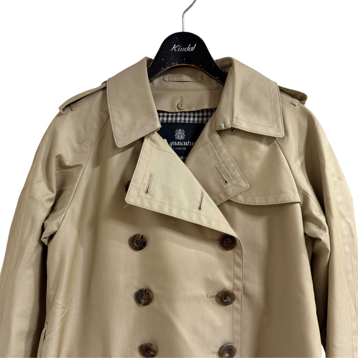 Aquascutum トレンチコート 古着・中古-2枚目のアイテム画像