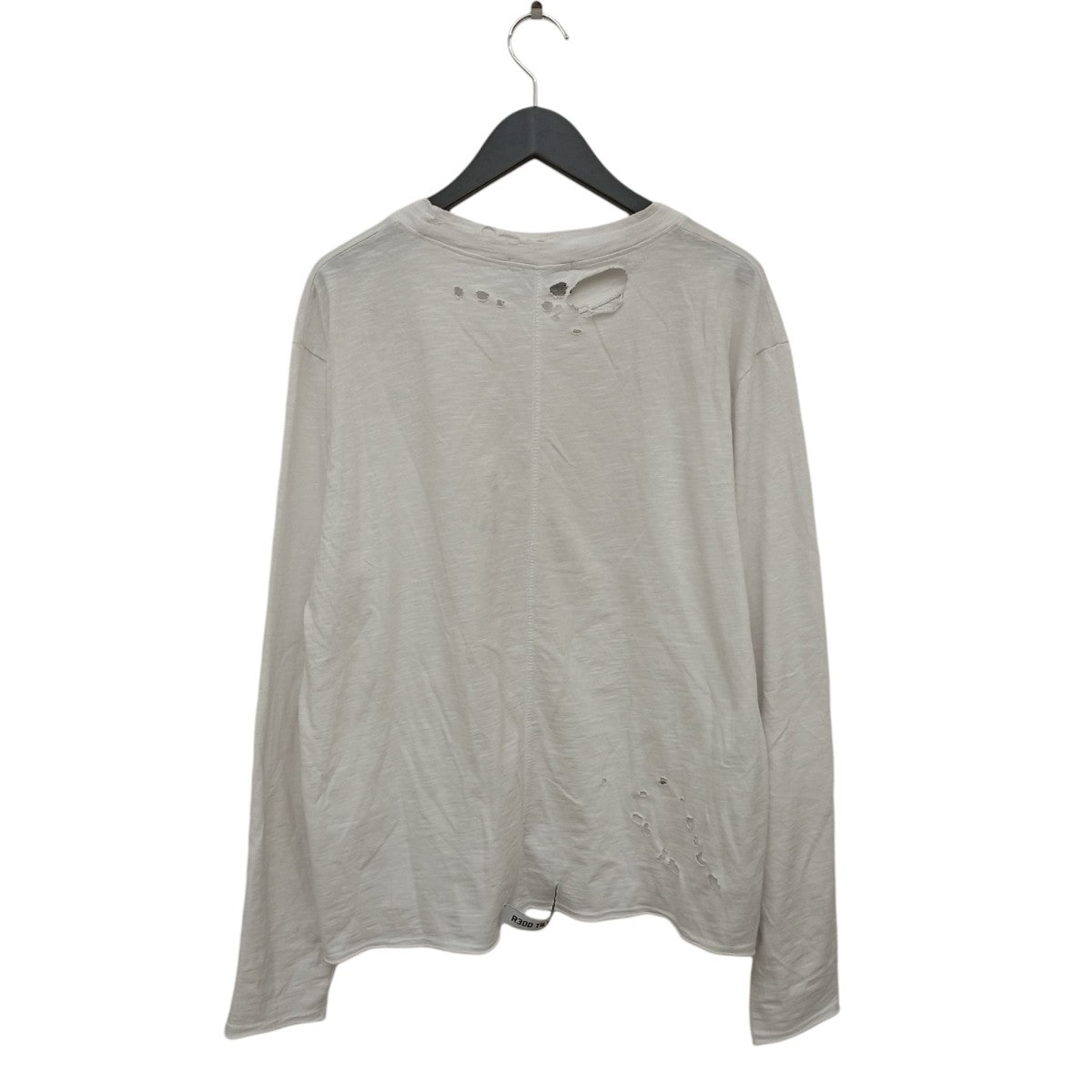 デストロイ加工ロングスリーブTシャツ