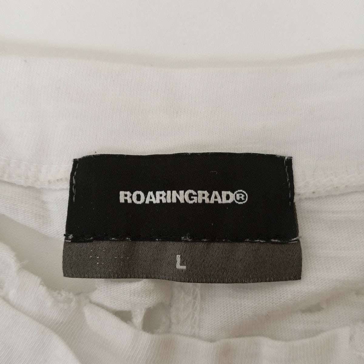 デストロイ加工ロングスリーブTシャツ