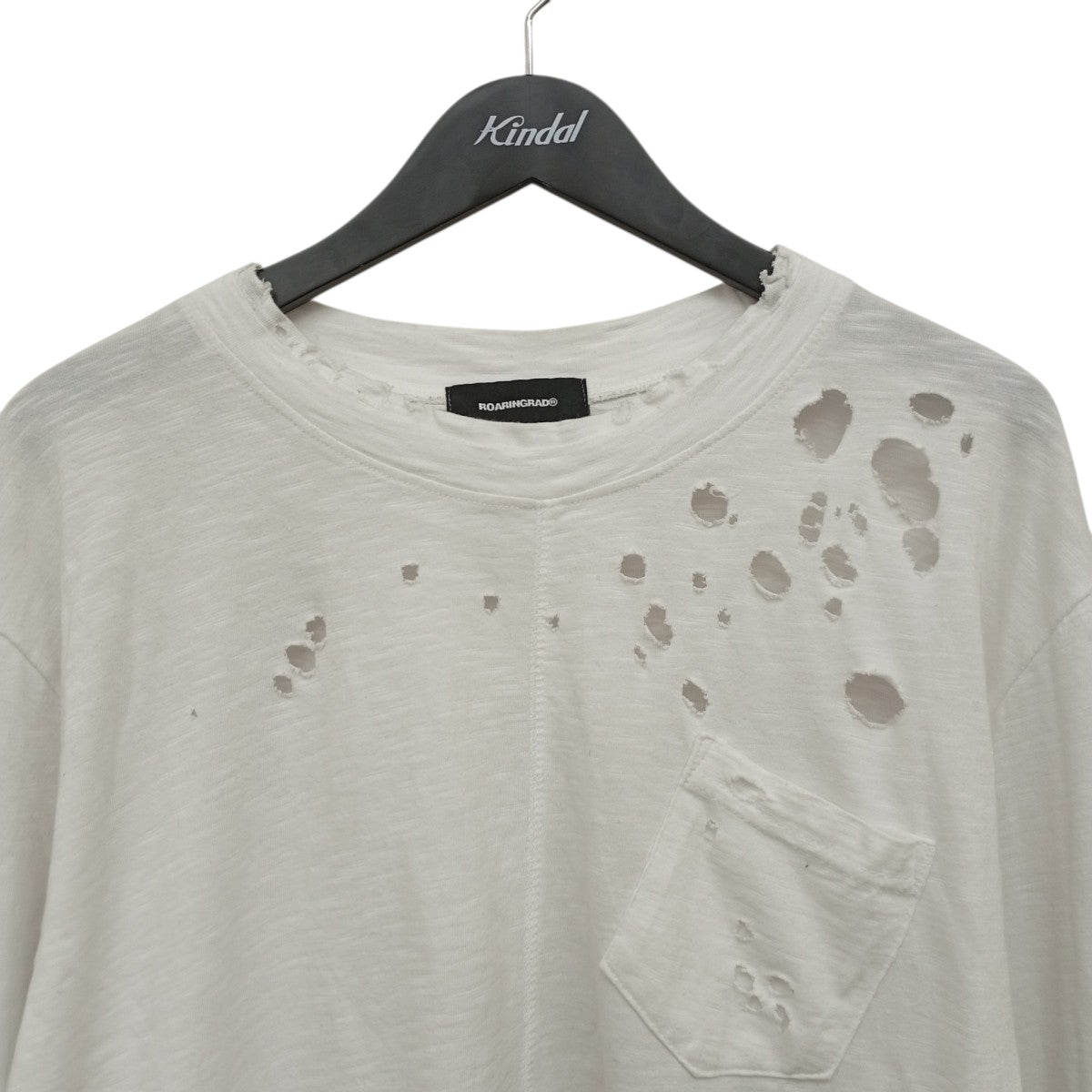 デストロイ加工ロングスリーブTシャツ