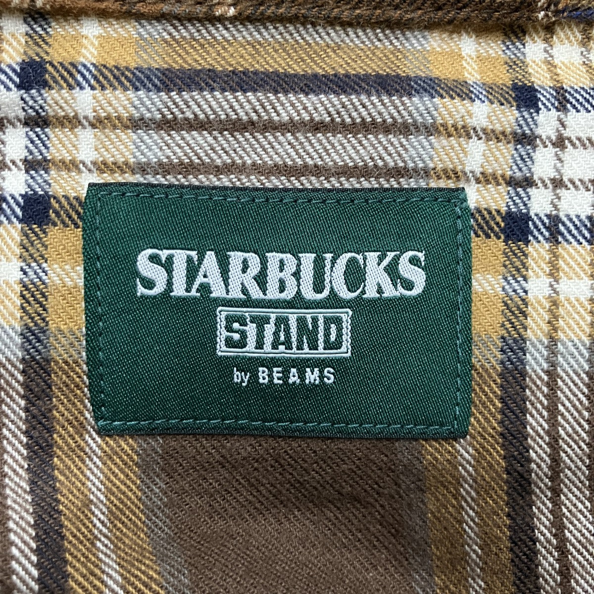 チェックフランネルフーデッドジャケット