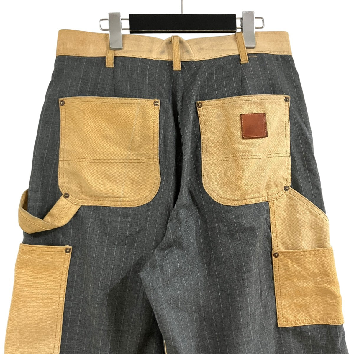 KHOKI(コッキ) ストライプスウィッチカーペンターパンツ 25SS-P-01