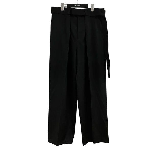 JIL SANDER(ジルサンダー) ベルテッドスラックスパンツ J22KA0120