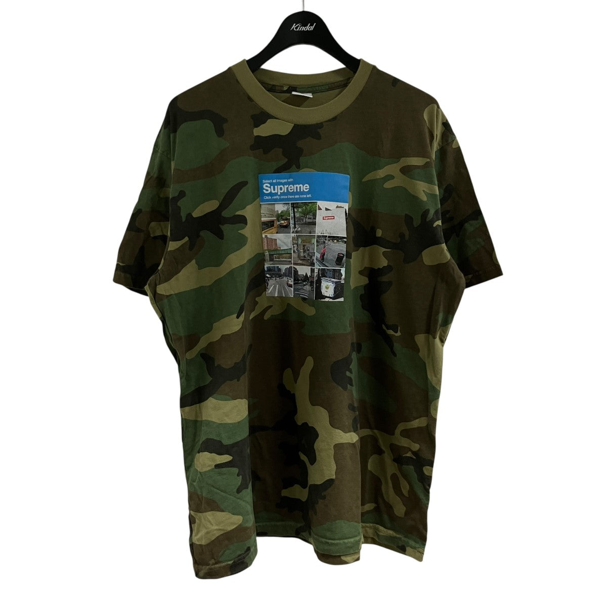 カモ柄プリントTシャツ