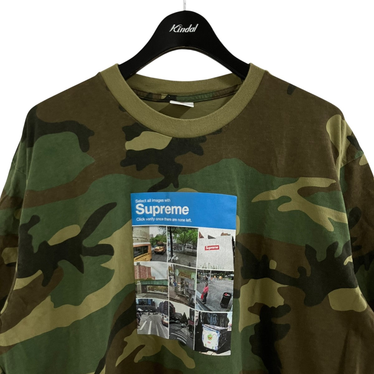 カモ柄プリントTシャツ