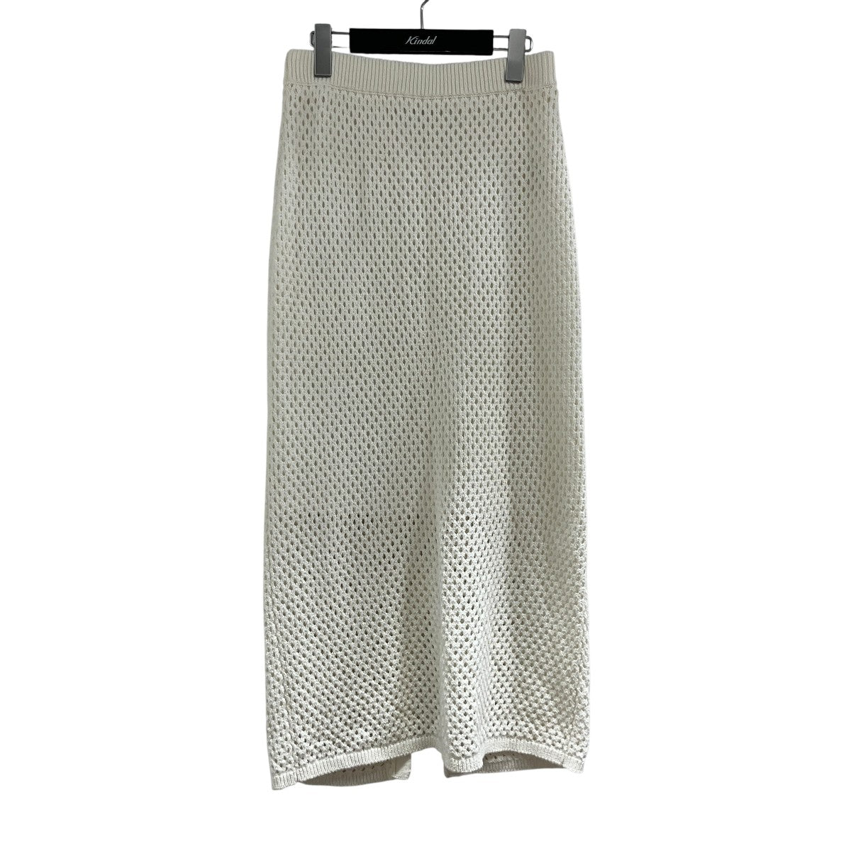 PREMIUM COTTON OPENWORK ニットロングスカート