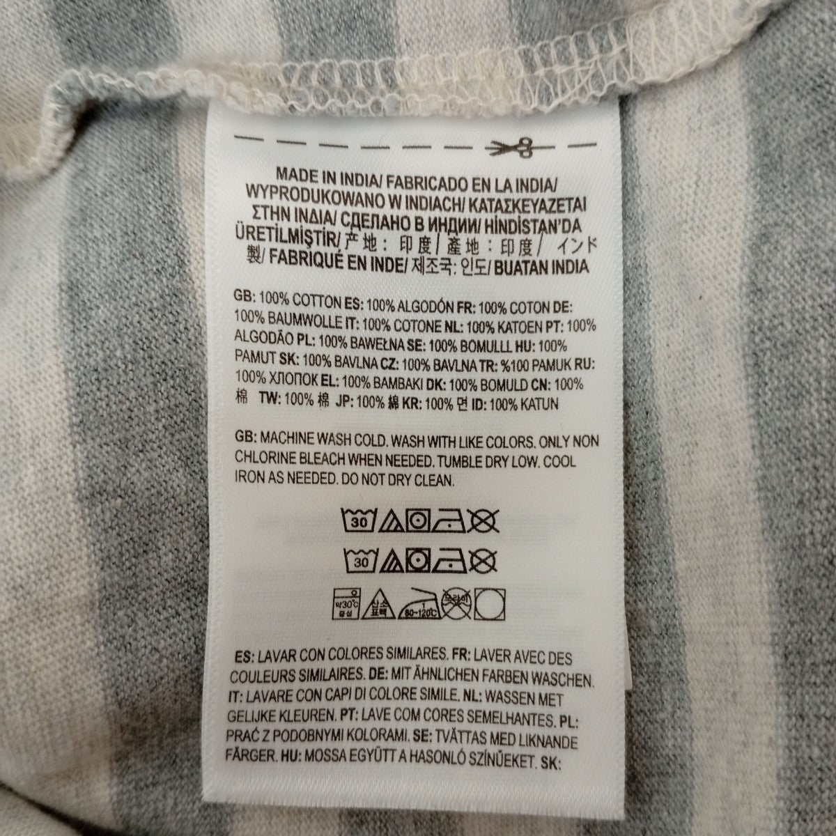 ボーダーロングスリーブTシャツ