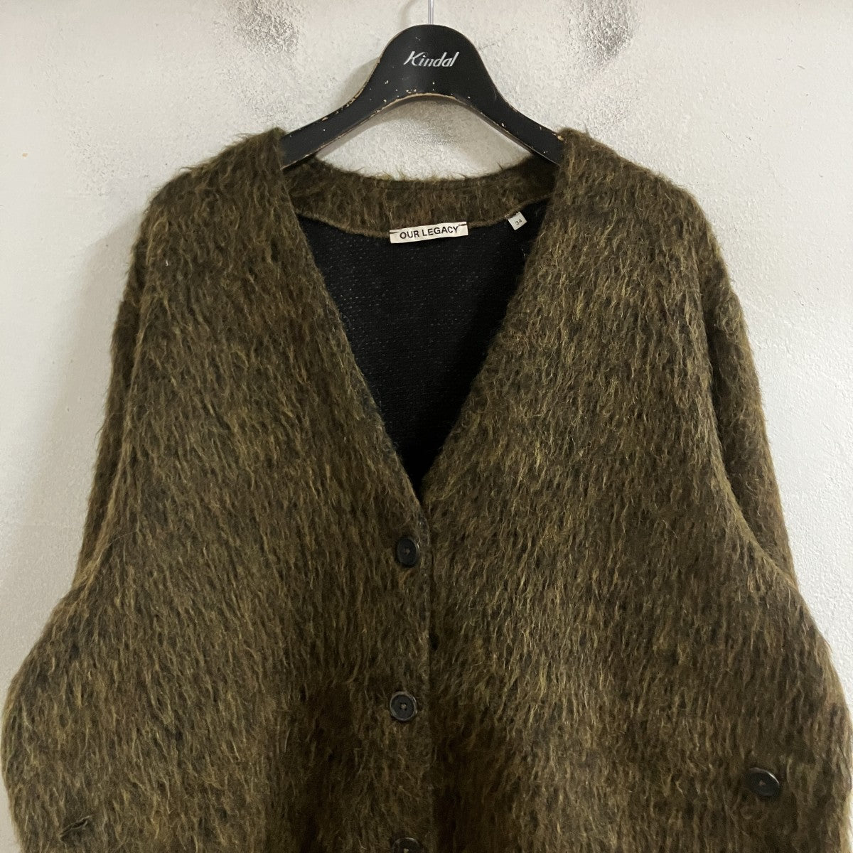 OUR LEGACY アルパカ混カーディガン 古着・中古-2枚目のアイテム画像