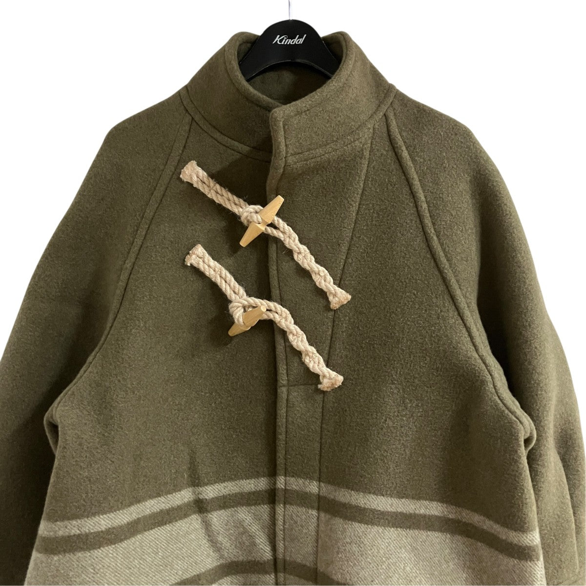 HYKE ダブルフェイスダッフルジャケット 古着・中古-2枚目のアイテム画像