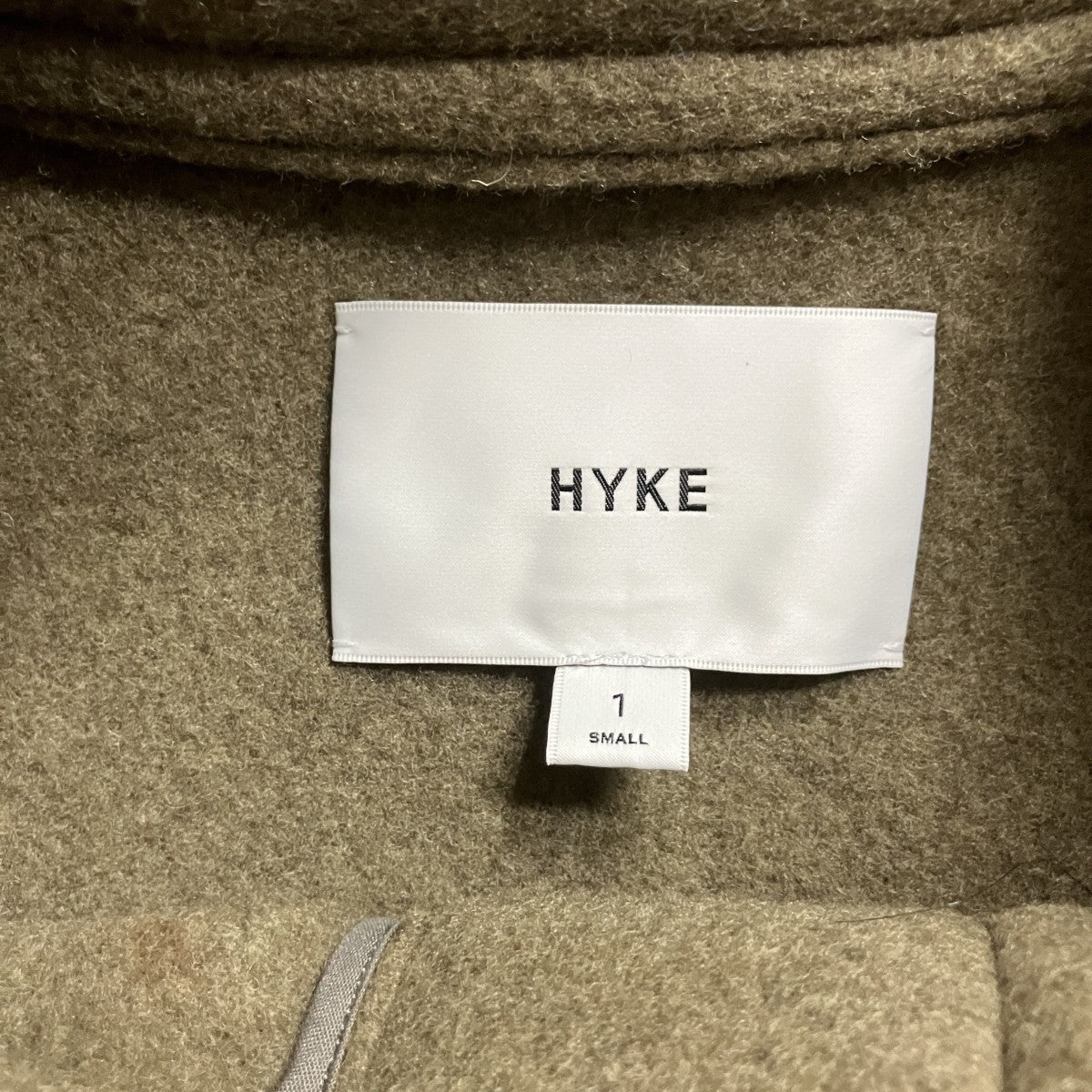 HYKE ダブルフェイスダッフルジャケット 古着・中古-5枚目のアイテム画像
