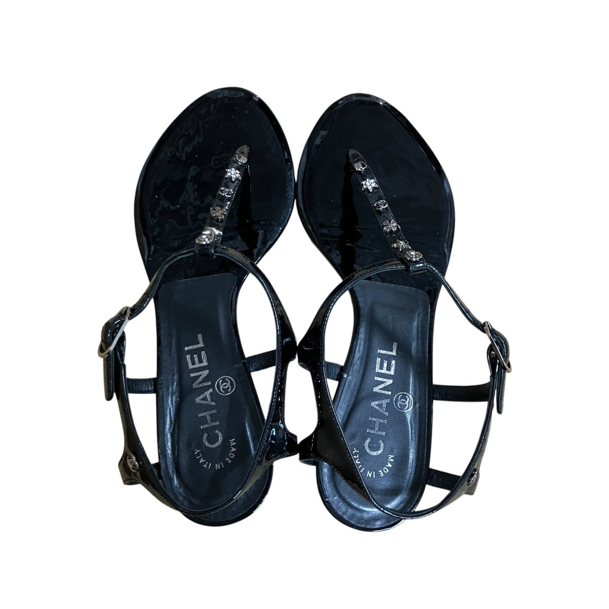 CHANEL(シャネル) ココマークビジューサンダル ブラック サイズ 36C