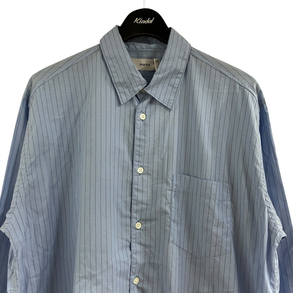REGULAR COLLAR SHIRT ストライプシャツ
