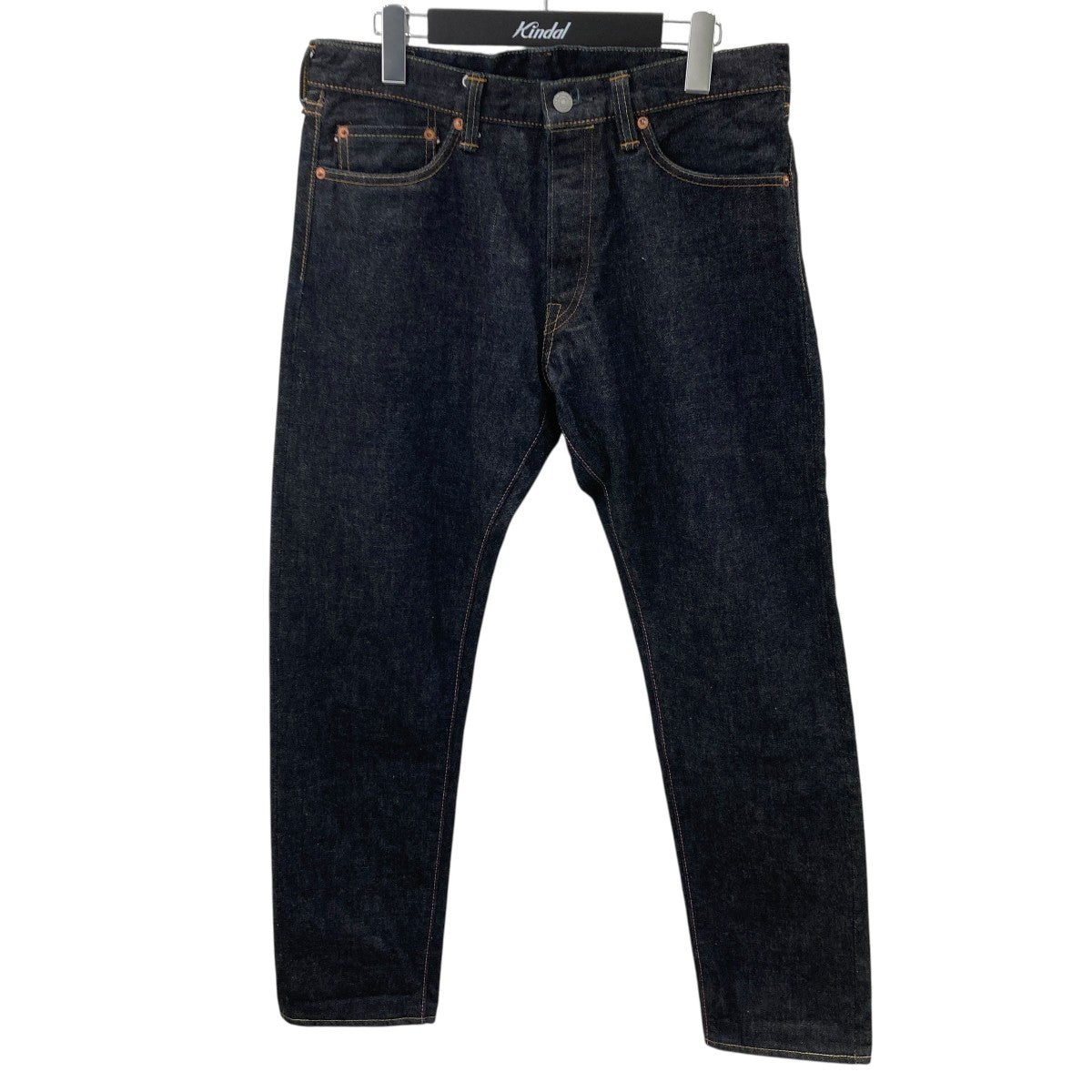 MOMOTARO JEANS 出陣ラインヒッププリントデニムパンツMZJE01054S 古着・中古-1枚目のアイテム画像