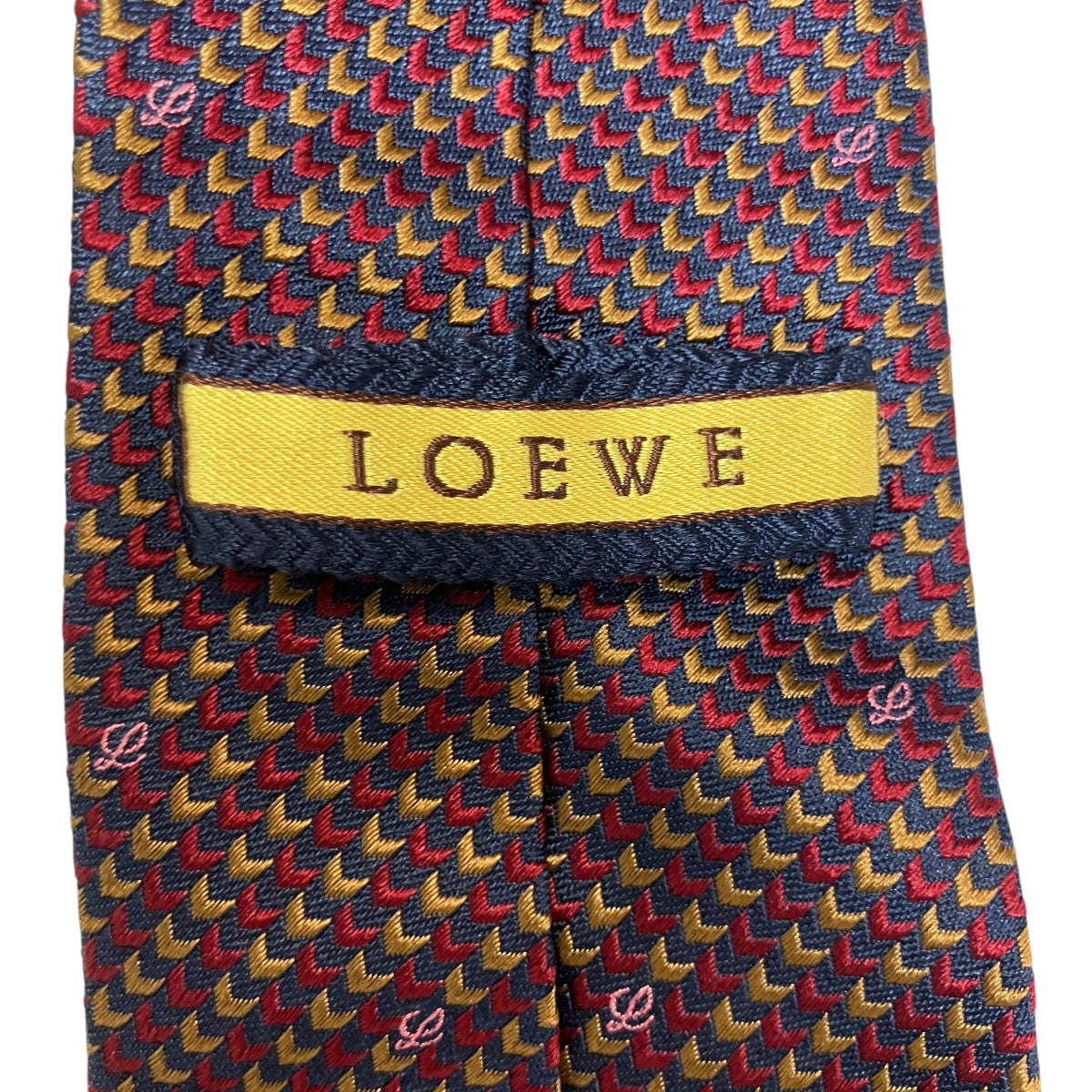 LOEWE シルクネクタイ 古着・中古-5枚目のアイテム画像