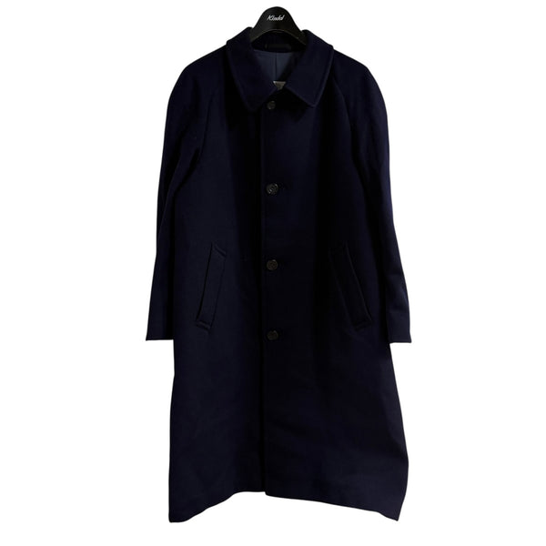 Aquascutum(アクアスキュータム) ウールステンカラーコート ネイビー