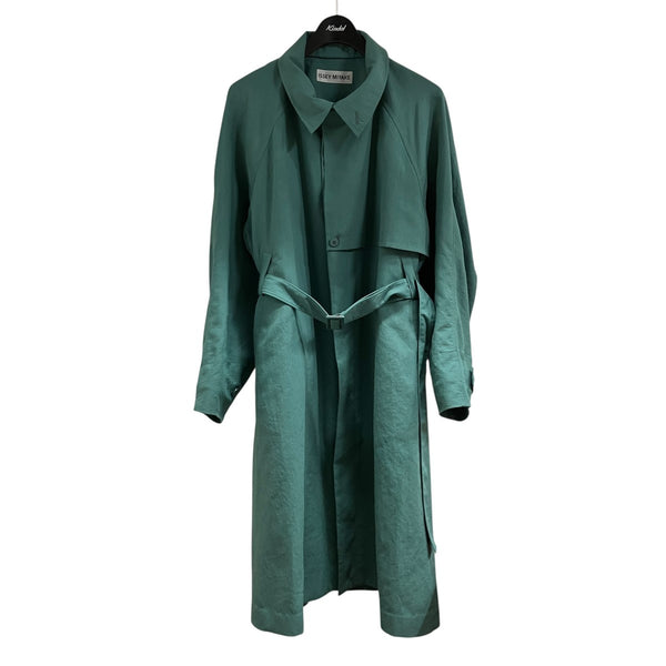 ISSEY MIYAKE(イッセイミヤケ) ロングコート IM31FA530 グリーン