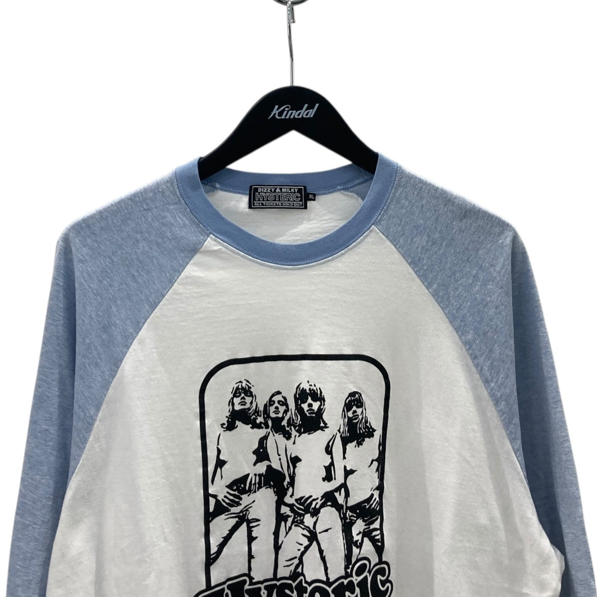 HYSTERIC JEANS七分袖Tシャツ02251CL08