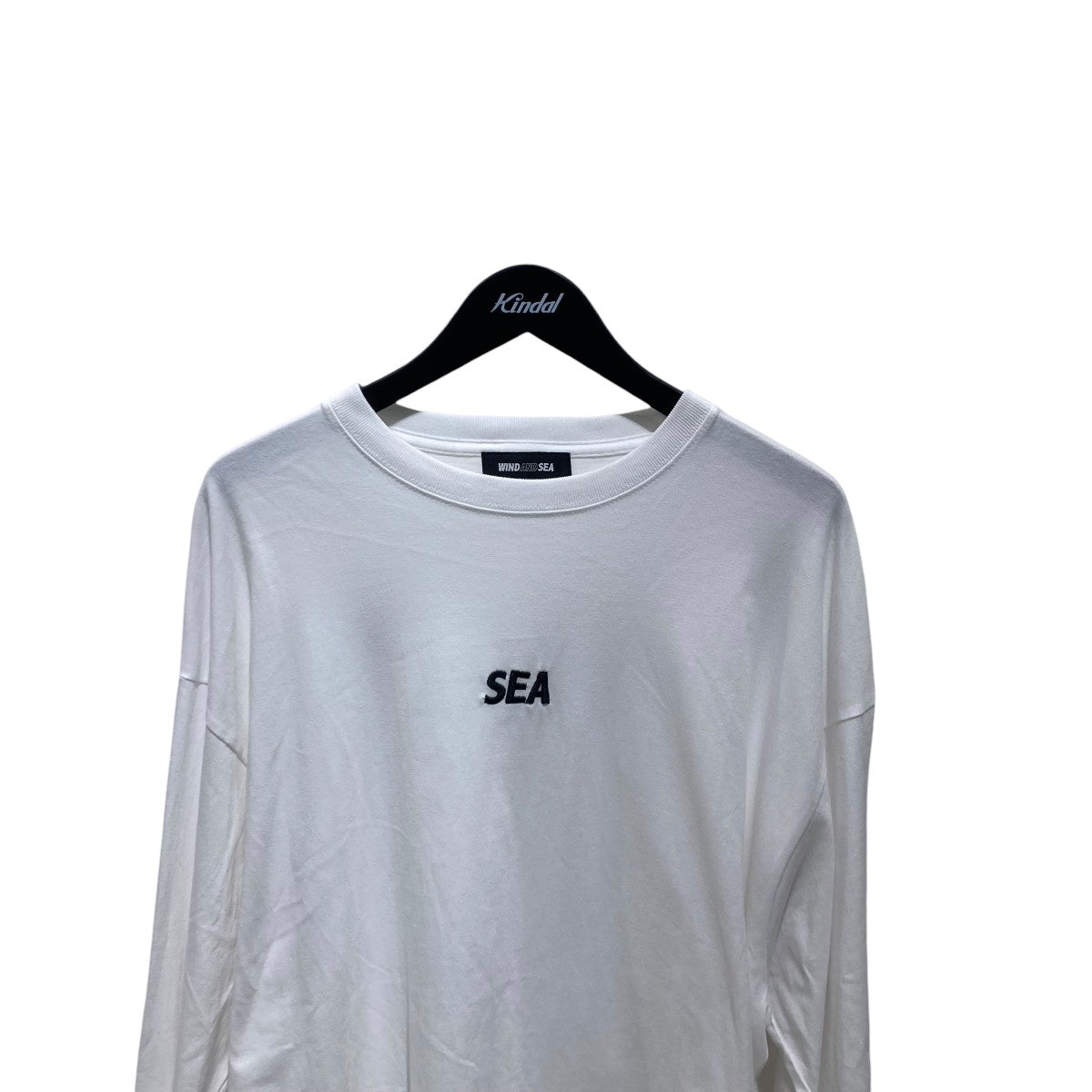 ロゴエンブロイダリー長袖TシャツWDS-0-SSL-26-Q1-CS-01