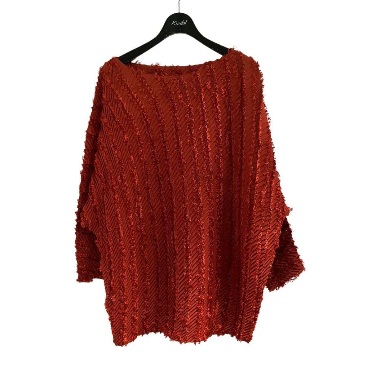 プリーツフリンジカットソー