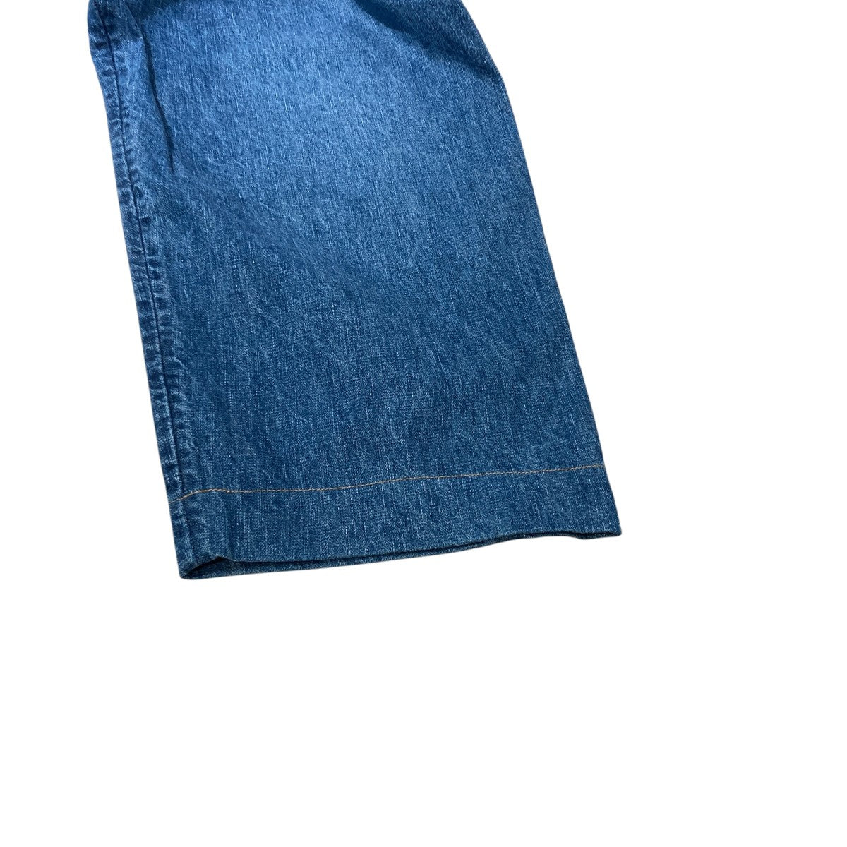 R＆D．M．Co-OLDMAN’S TAILOR ヴィンテージライク タック デニム ワイド パンツデニムパンツ6364 古着・中古-5枚目のアイテム画像