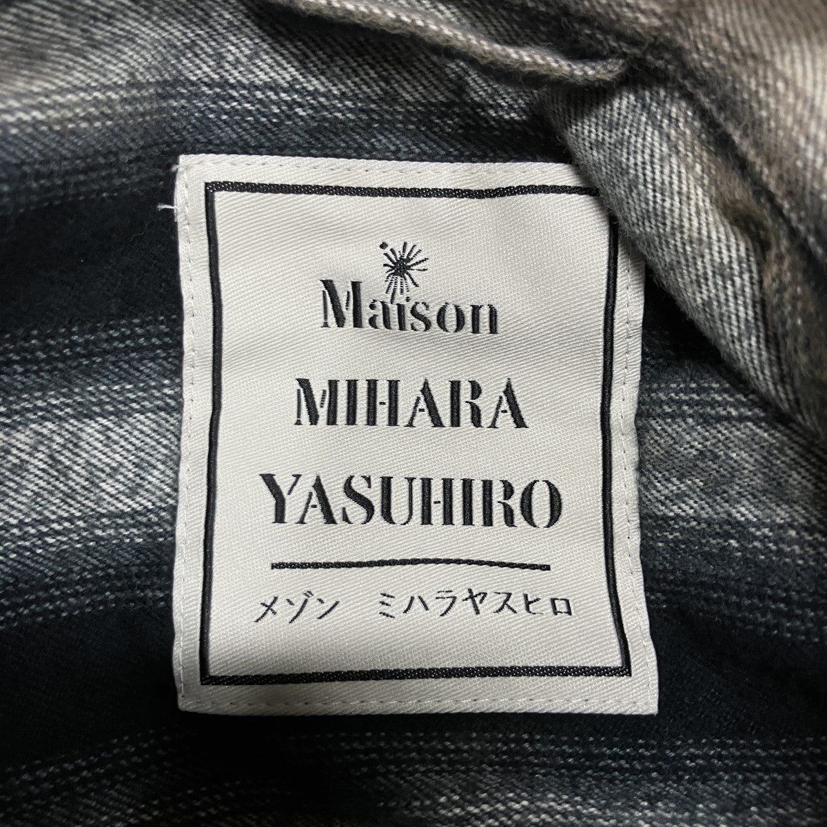 刺しゅうオンブレストライプシャツ