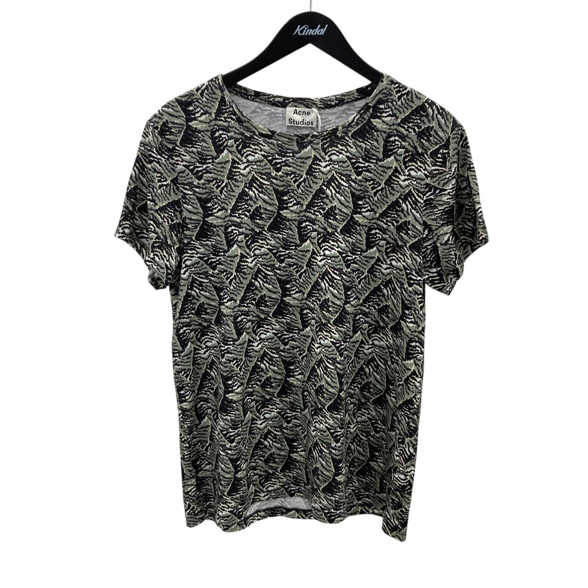 ACNE STUDIOS カモ柄プリントTシャツ25A156-89G103 古着・中古-1枚目のアイテム画像