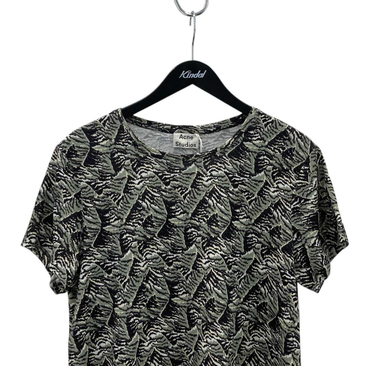 ACNE STUDIOS カモ柄プリントTシャツ25A156-89G103 古着・中古-2枚目のアイテム画像