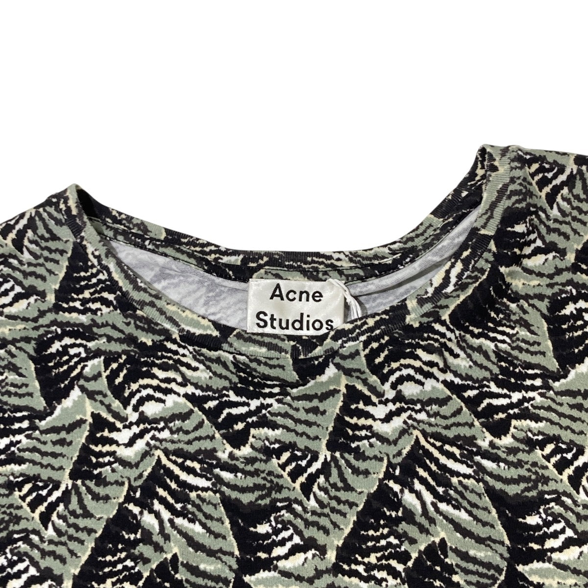 ACNE STUDIOS カモ柄プリントTシャツ25A156-89G103 古着・中古-5枚目のアイテム画像