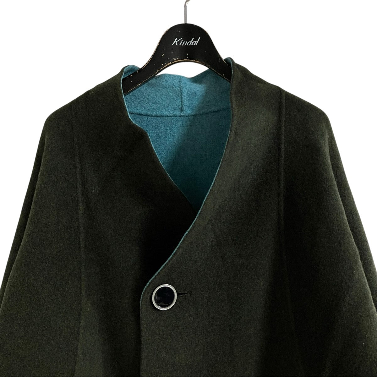 ISSEY MIYAKE ウールリバーシブルコート 古着・中古-3枚目のアイテム画像