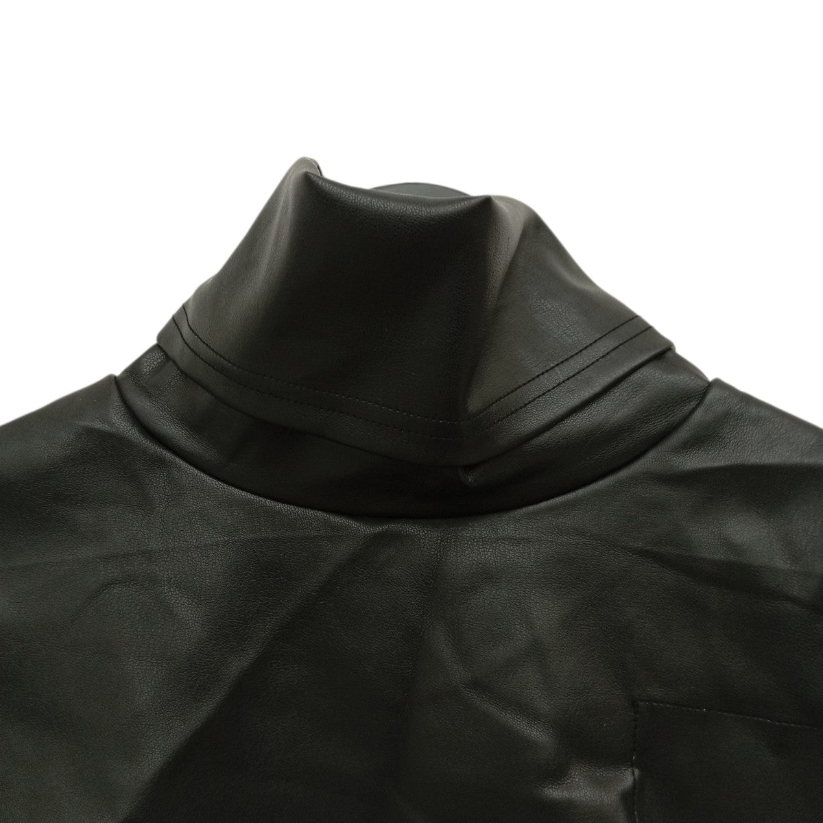 フェイクレザー付け襟sa.0007AW24
