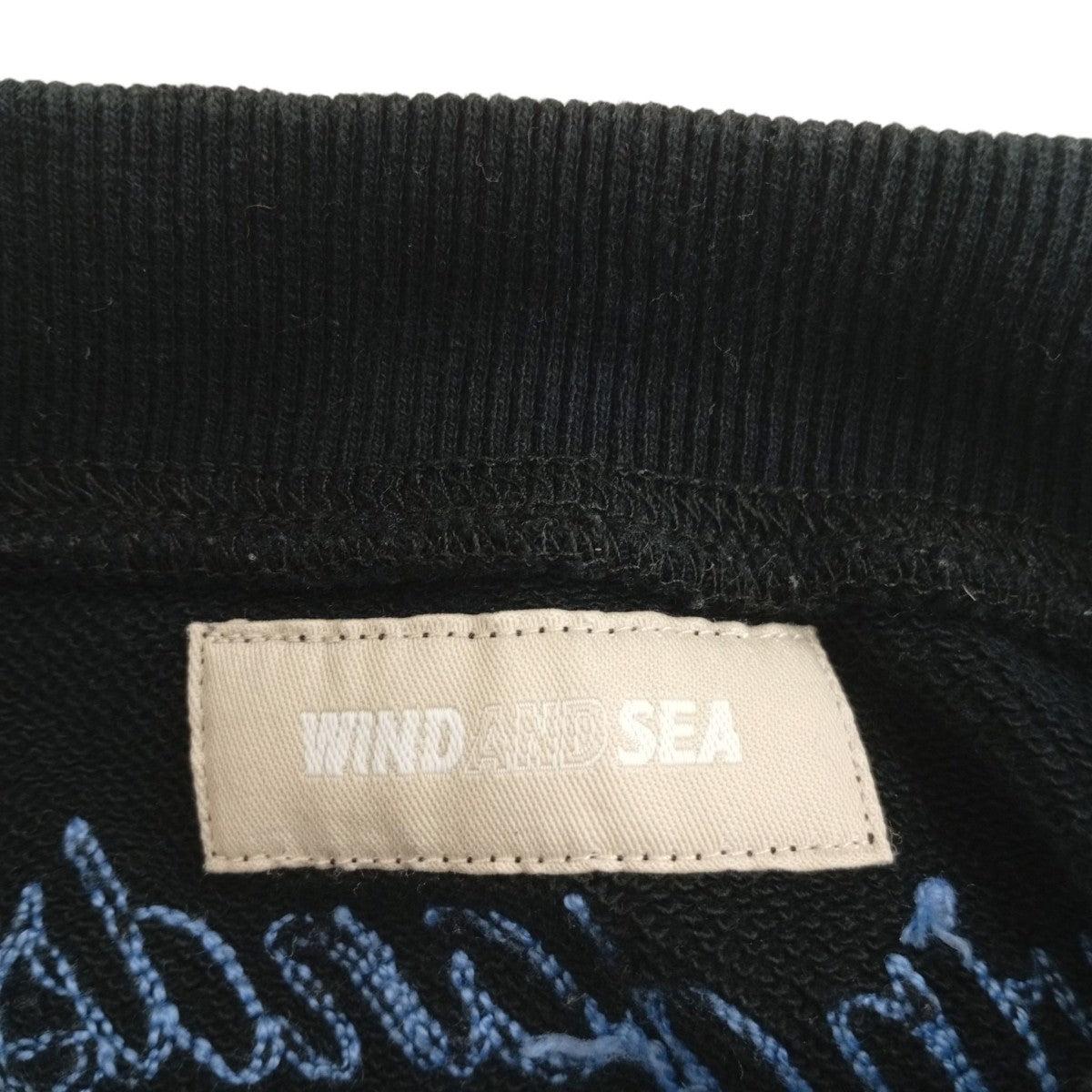 ロゴ刺繍スウェットトレーナーWDS-CS-337
