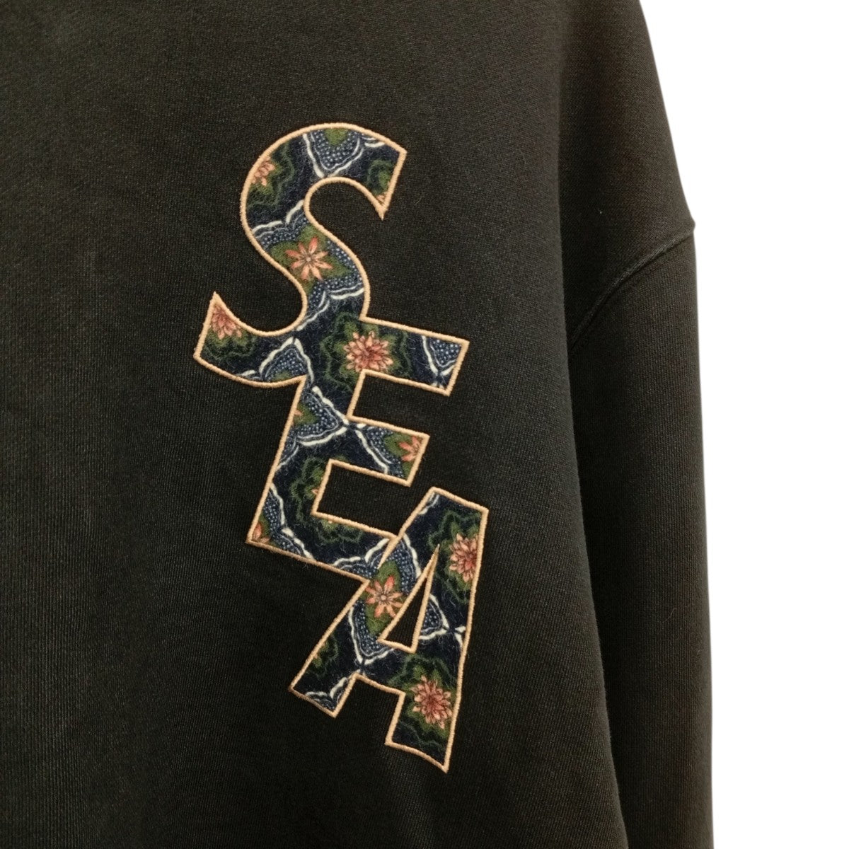 WIND AND SEA(ウィンダンシー) ロゴ刺繍スウェットトレーナーWDS-CS