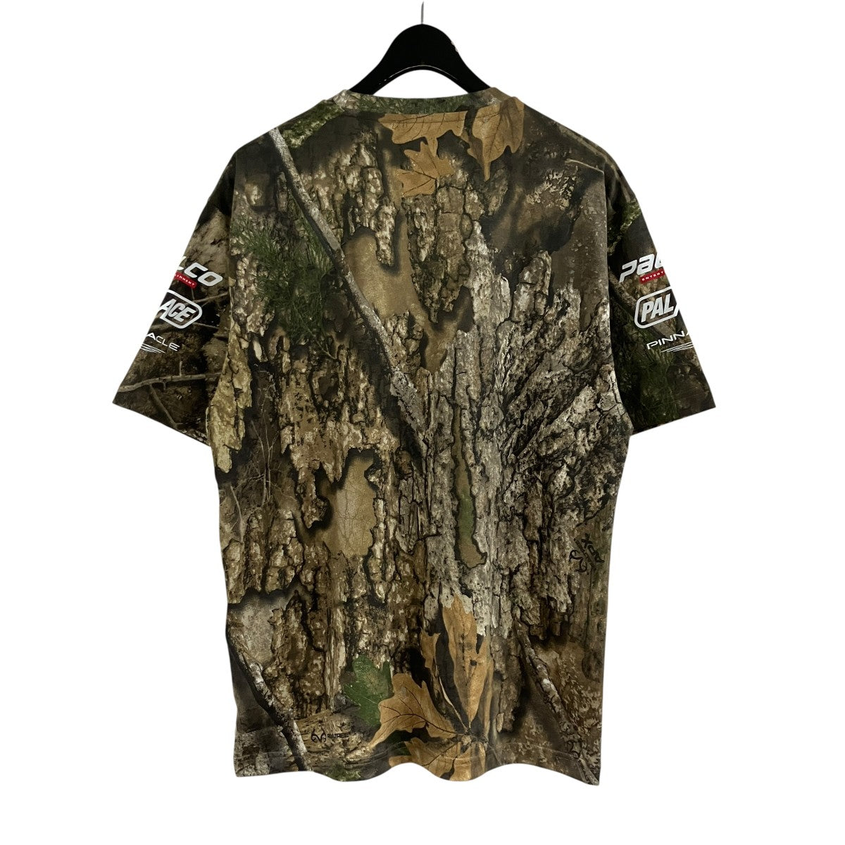 ツリー柄ロゴプリントTシャツ
