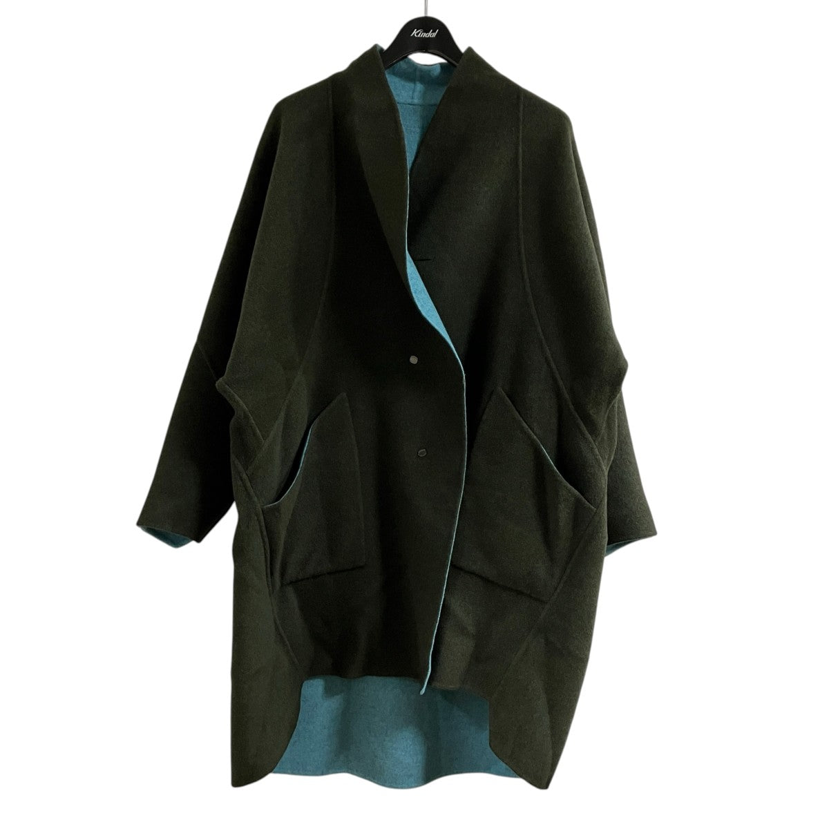 ISSEY MIYAKE ウールリバーシブルコート 古着・中古-2枚目のアイテム画像