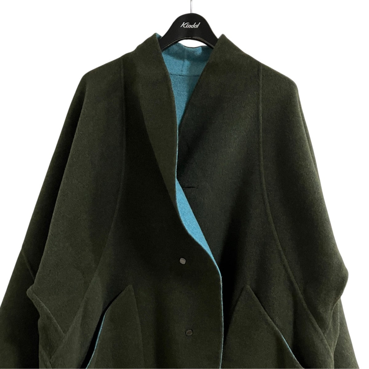 ISSEY MIYAKE ウールリバーシブルコート 古着・中古-6枚目のアイテム画像