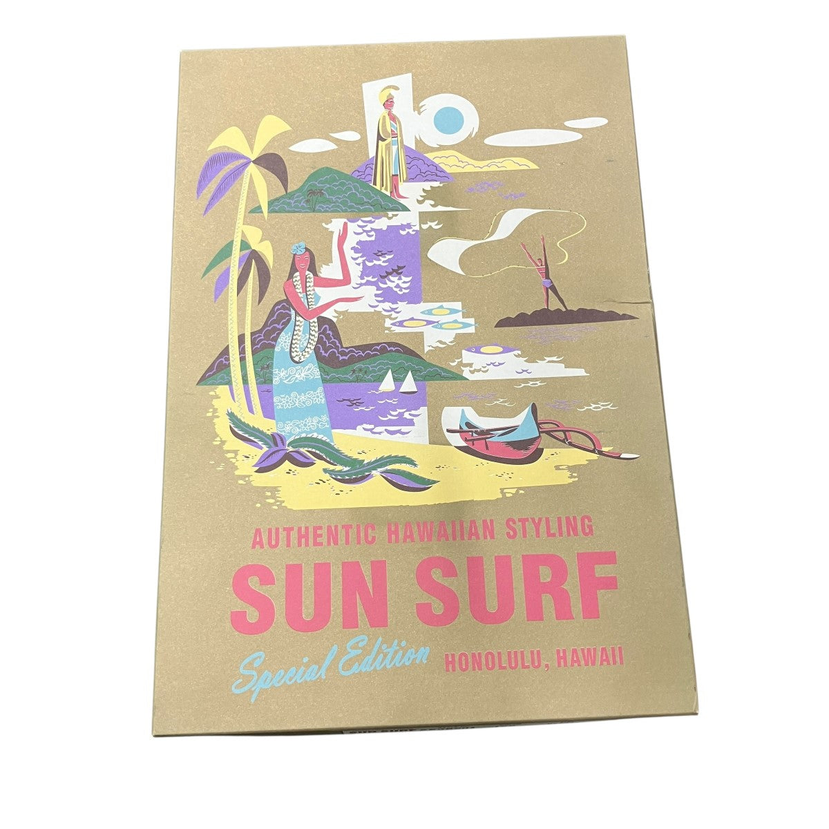 SAPEur サプール　百虎 アロハシャツ　ショーツ　セットアップ XLサイズ Sun Surf(サンサーフ) 百虎柄アロハシャツ SS38201 ネイビー サイズ S