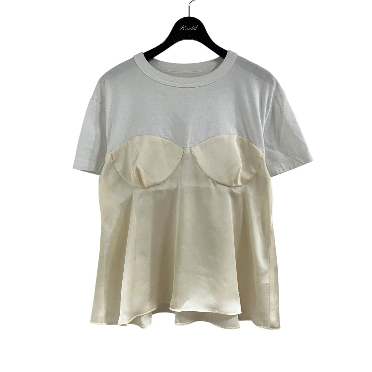 コルセットディティールTシャツ