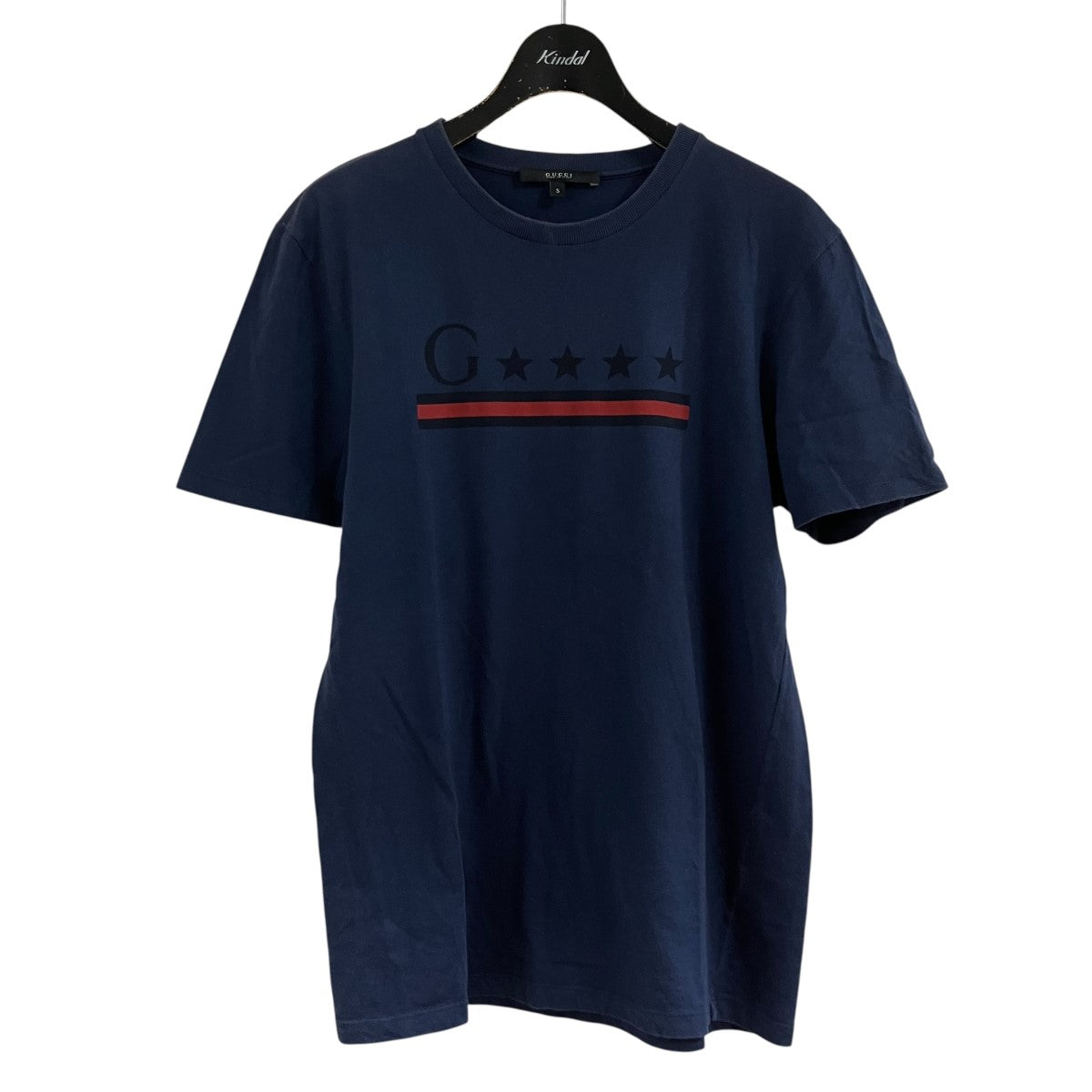 GUCCI(グッチ) ロゴプリントTシャツ 269026 X3633 ネイビー サイズ S