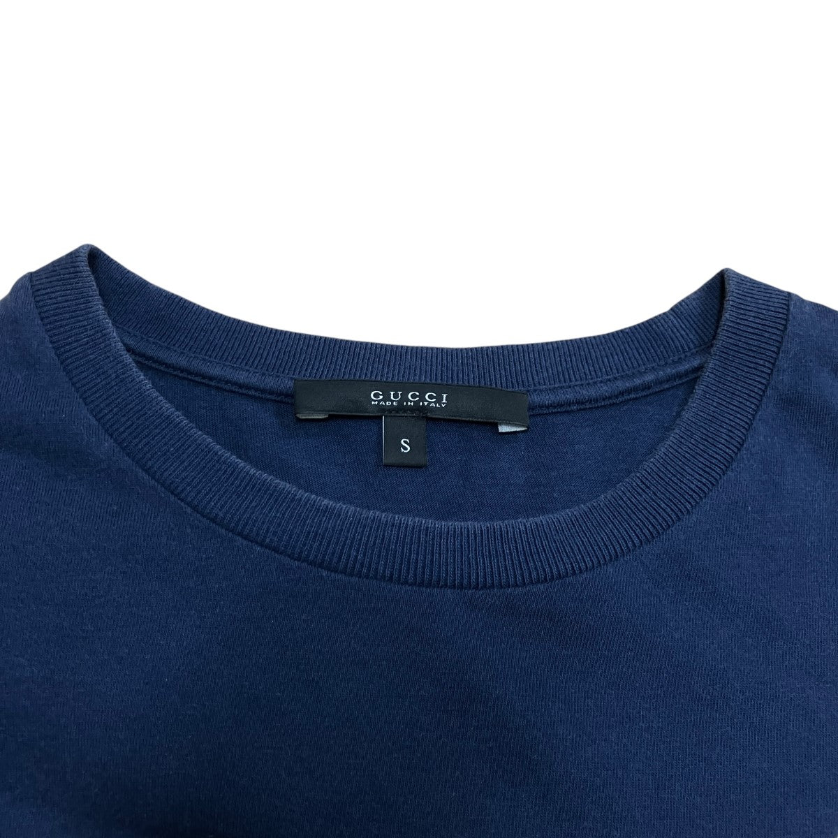 GUCCI(グッチ) ロゴプリントTシャツ 269026 X3633 ネイビー サイズ S
