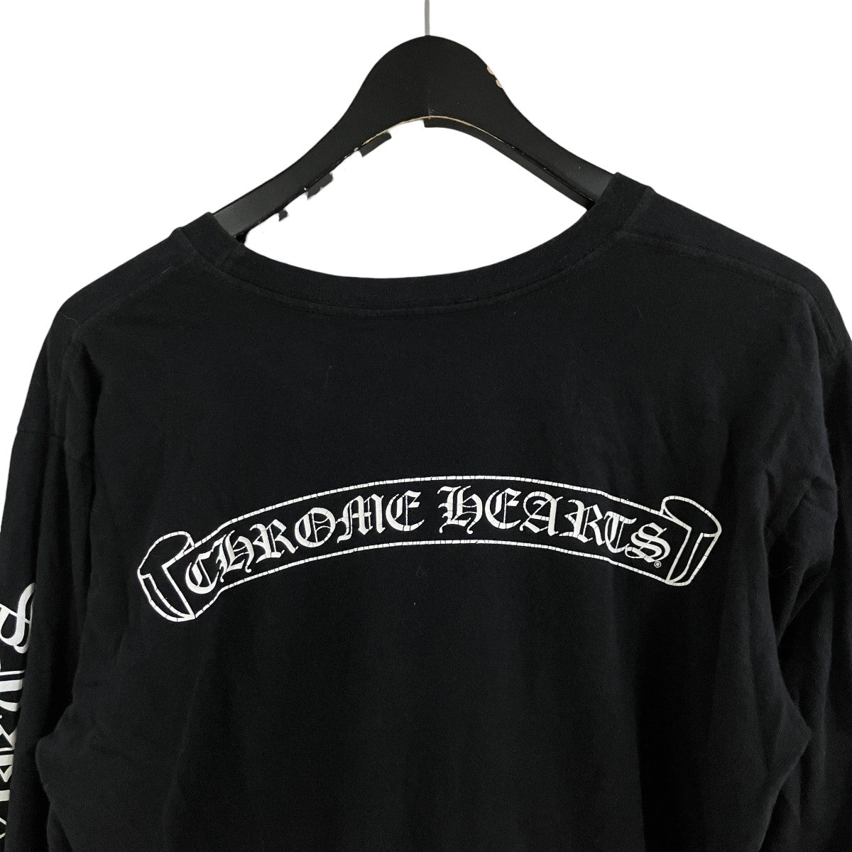 スクロールロゴ プリントロングスリーブTシャツ カットソー